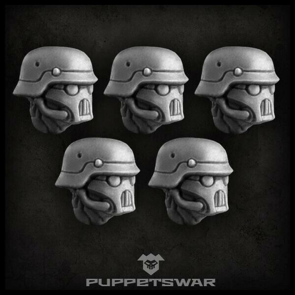 Puppets War Masked Sturmpioniere heads New - Tistaminis