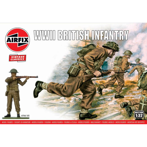 AirFix Vintage Classics WWII BRITISH INFANTRY (1/32) New - Tistaminis