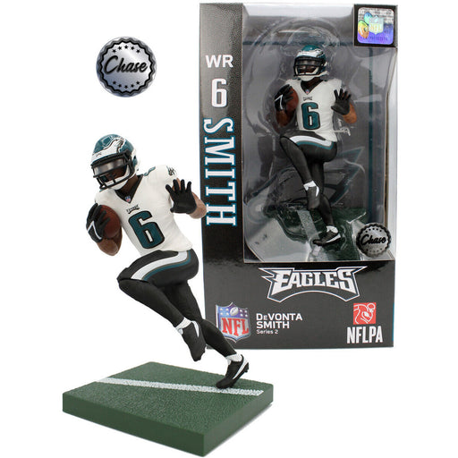 NFL DEVONTA SMITH PHILADELPHIA EAGLES 6" FIGURE SERIES 2 [CHASE] New - Tistaminis