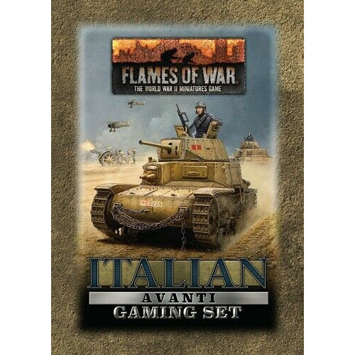 Flames of War	Italian Avanti Gaming Set New - Tistaminis