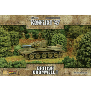 Bolt Action: Konflikt '47 - British Cromwell with Tesla Cannon New - TISTA MINIS
