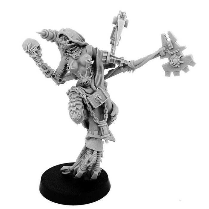 Wargames Exclusive MECHANIC ADEPT FEMALE TECH PRIEST SKULL KEEPER (48MM) New - TISTA MINIS