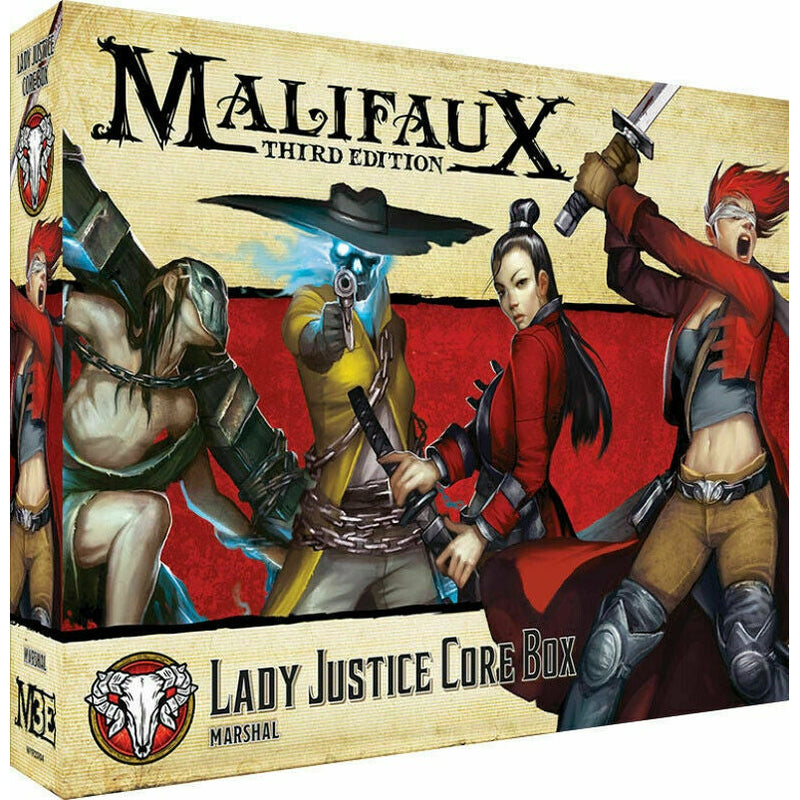 Malifaux Lady Justice Core Box New - TISTA MINIS