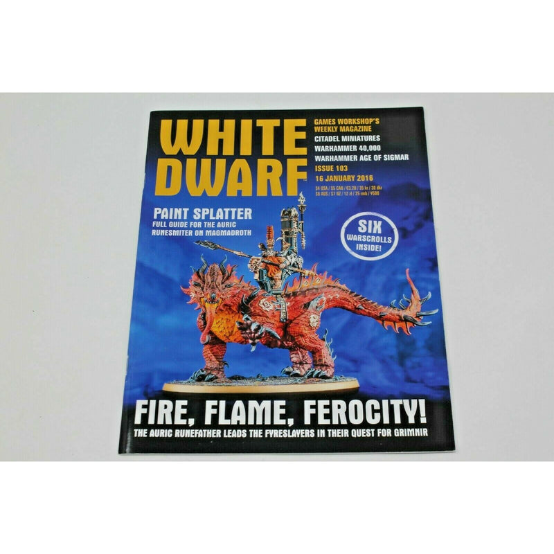 Warhammer White Dwarf Small Issue 103 January 2016 - WD2 | TISTAMINIS