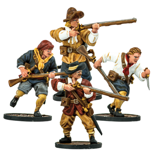 Blood & Plunder European Sailor Musketeers Unit New - TISTA MINIS