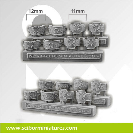 Scibor Miniatures Omega Plates (8) New - TISTA MINIS