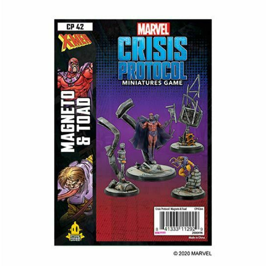 Marvel Crisis Protocol: Magneto & Toad Character Pack New - TISTA MINIS