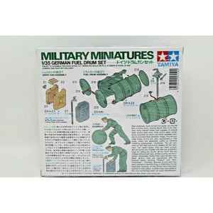 Tamiya Military Miniatures 1/35 Scale German Fuel Drum Set | TISTAMINIS