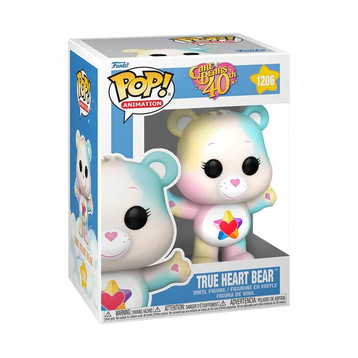 Funko POP CARE BEARS 40TH ANN TRUE HEART BEAR #1206 New - Tistaminis