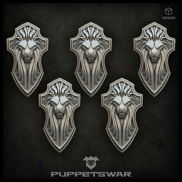 Puppets War Lion Shields (left) New - Tistaminis