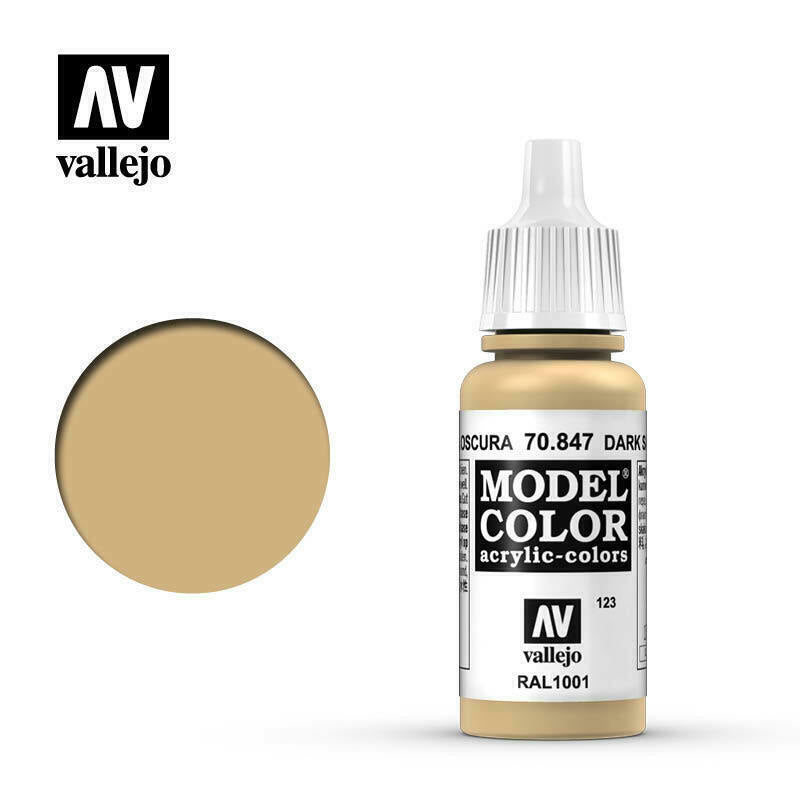 Vallejo Model Colour Paint Dark Sand (70.847) - Tistaminis