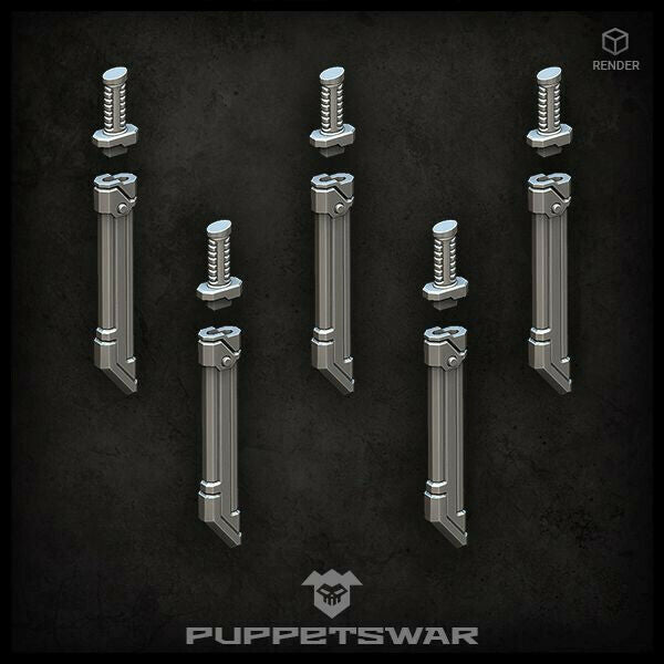 Puppets War Swords Scabbards New - Tistaminis