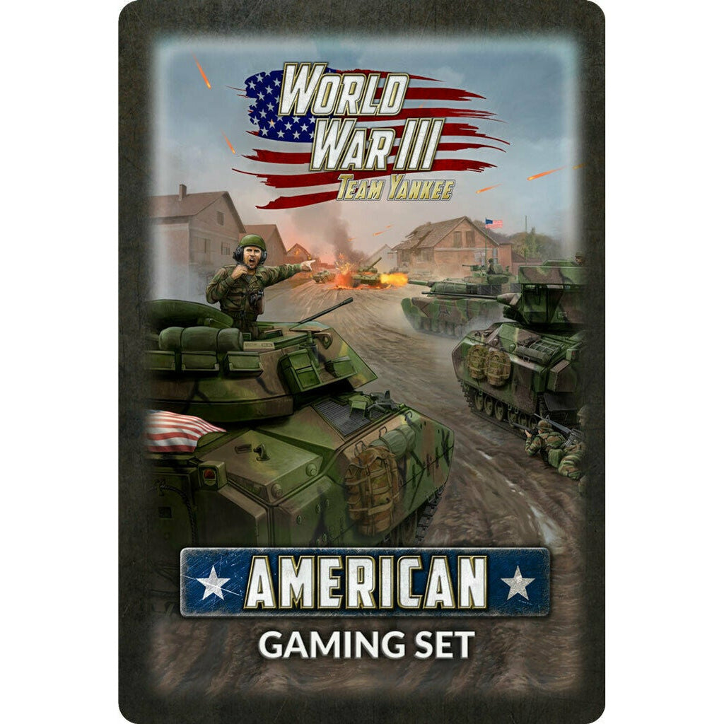 WW3: Team Yankee American Gaming Set (x20 Tokens, x2 Objectives, x16 Dice) New - TISTA MINIS