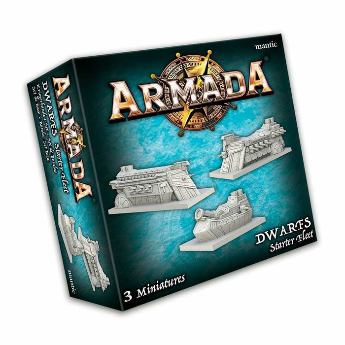 Mantic Games Armada: Dwarf Starter Fleet New - TISTA MINIS