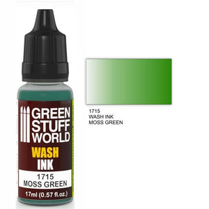 Green Stuff World Inks Wash Ink MOSS GREEN - Tistaminis