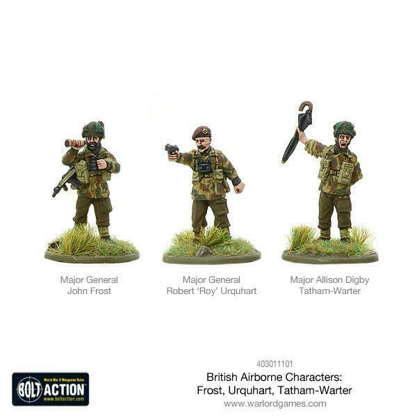 Bolt Action British Airborne Characters New - TISTA MINIS