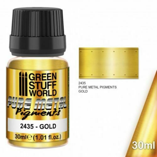Green Stuff World Pure Metal Pigments GOLD New - Tistaminis