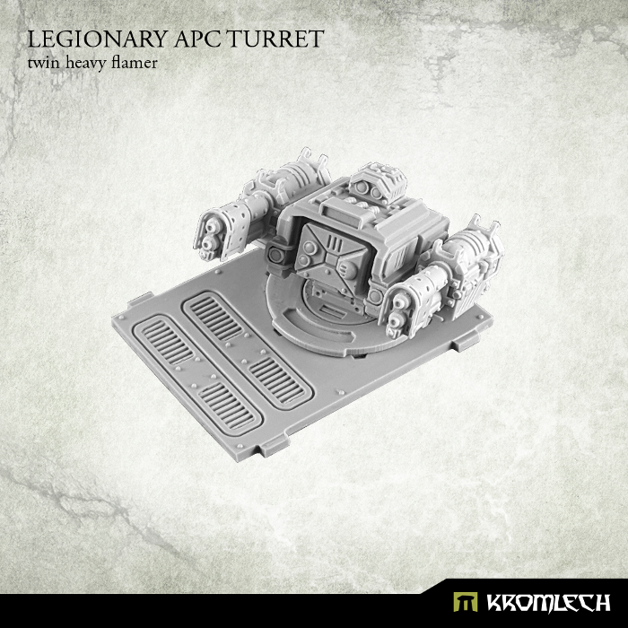 Kromlech Legionary APC Turret: Twin Heavy Flamer - TISTA MINIS