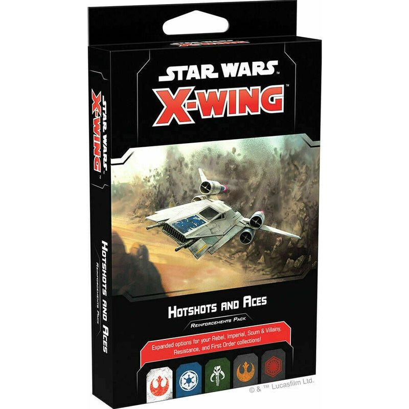 Star Wars X-Wing 2nd Ed: Hotshots And Aces Reinforcements Pack New - TISTA MINIS