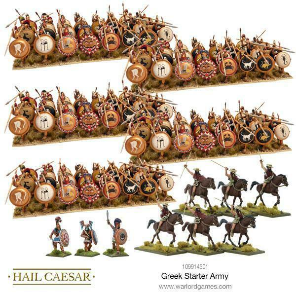 Hail Caesar Greek Starter Army New - TISTA MINIS