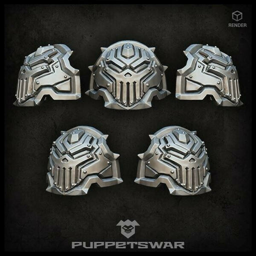 Puppets War H.I. Iron Skull Shoulder Pads New - Tistaminis