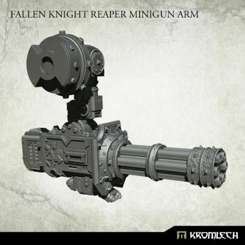 Kromlech Fallen Knight Reaper Minigun Arm (1) New - TISTA MINIS