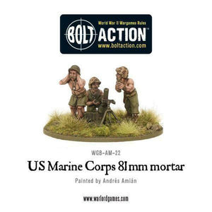 Bolt Action United States Marine Corps 81mm mortar New - TISTA MINIS