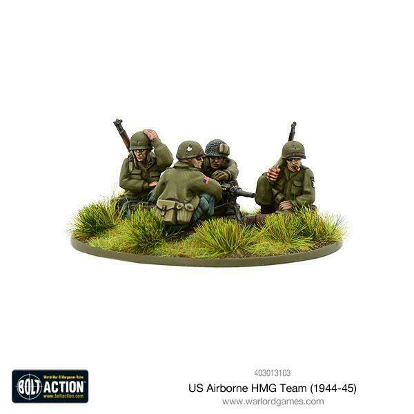 Bolt Action US Airborne HMG Team (1944-45) New - TISTA MINIS