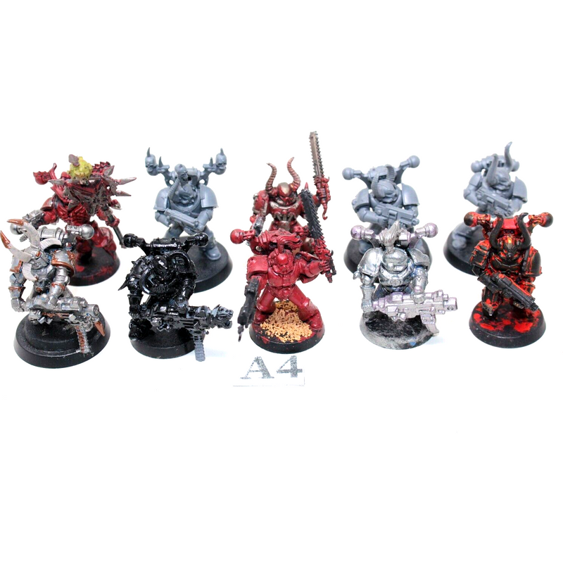 Warhammer Chaos Space Marines Tactical Squad - A4 - Tistaminis