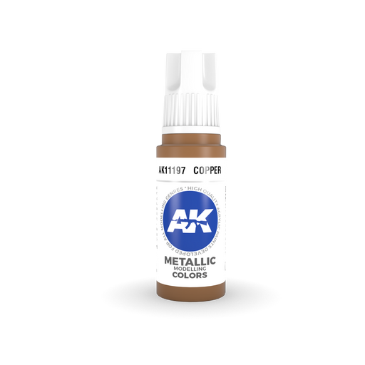 AK 3rd GEN Acrylic Copper 17ml - Tistaminis