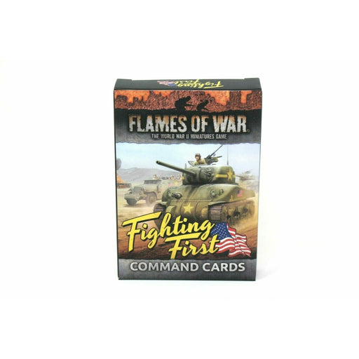 Flames Of War USA Fighting First Command Cards New - Tistaminis