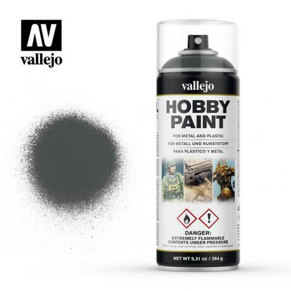 Vallejo Spray Paint Hobby Primer Panzer Grey New - TISTA MINIS