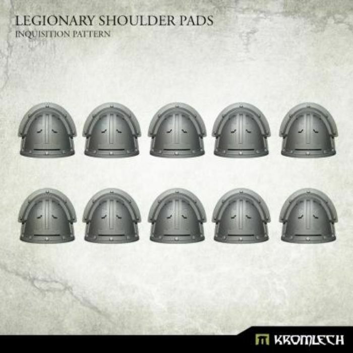 Kromlech Legionary Shoulder Pads: Inquisition Pattern (10) New - TISTA MINIS