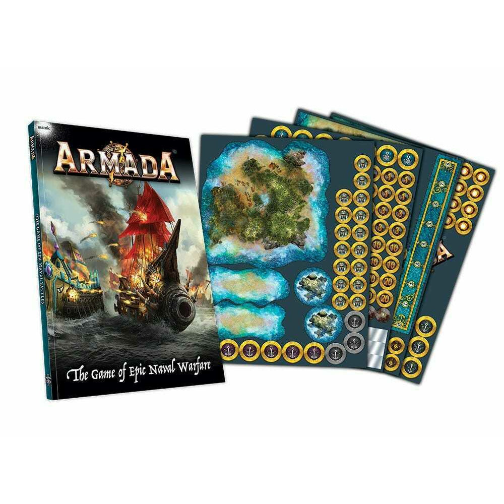Mantic Games Armada: Rulebook & Counters New - TISTA MINIS