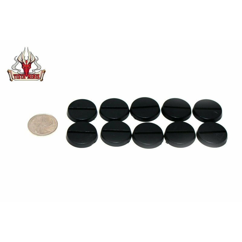 Warhammer 25mm Slotted Circle Bases x10 - TISTA MINIS