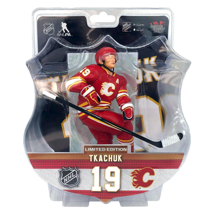 NHL LIMITED EDITION 6" MATTHEW TKACHUK CALGARY FLAMES FIGURE New - Tistaminis