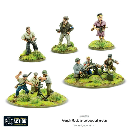 Bolt Action French Resistance Support Group New - TISTA MINIS