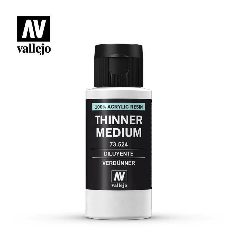 Vallejo Thinner Medium 60ml VAL73524 New - TISTA MINIS