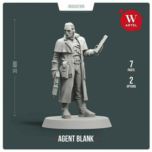 Artel Miniatures - Inquisition Agent Blank 28mm New - TISTA MINIS