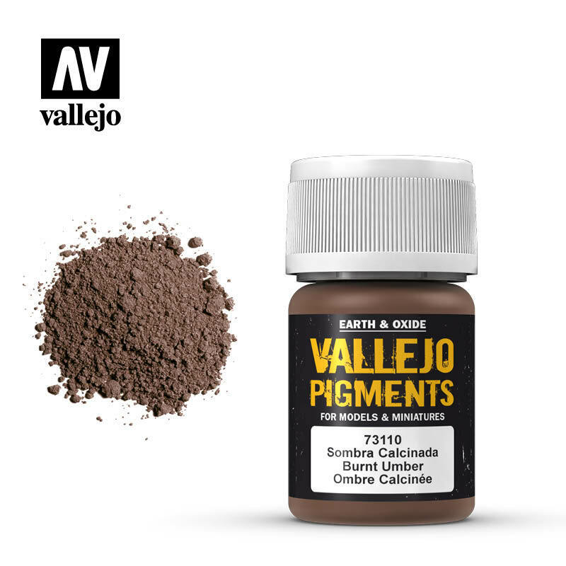 Vallejo Pigments Burnt Umber Pigment - VAL73110 - Tistaminis
