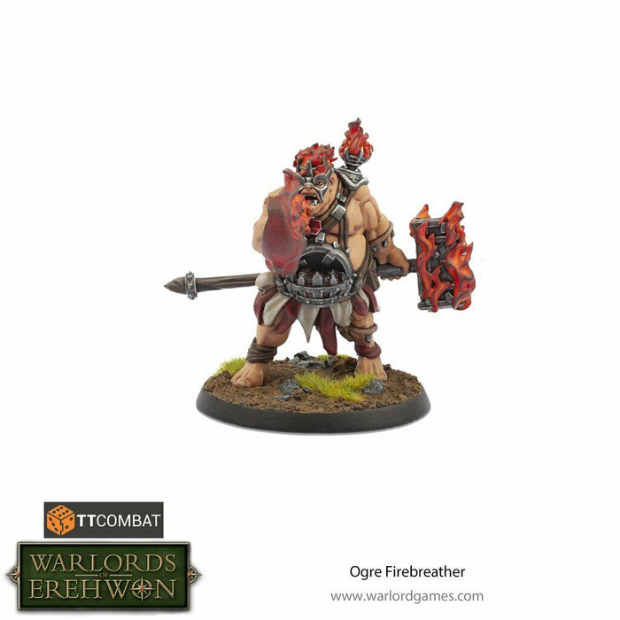 Warlords of Erehwon: Ogre Fire Breather New - TISTA MINIS