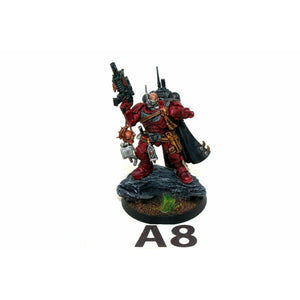 Warhammer Space Marines Primaris Captain in Phobos Armour Well Painted - A8 - TISTA MINIS