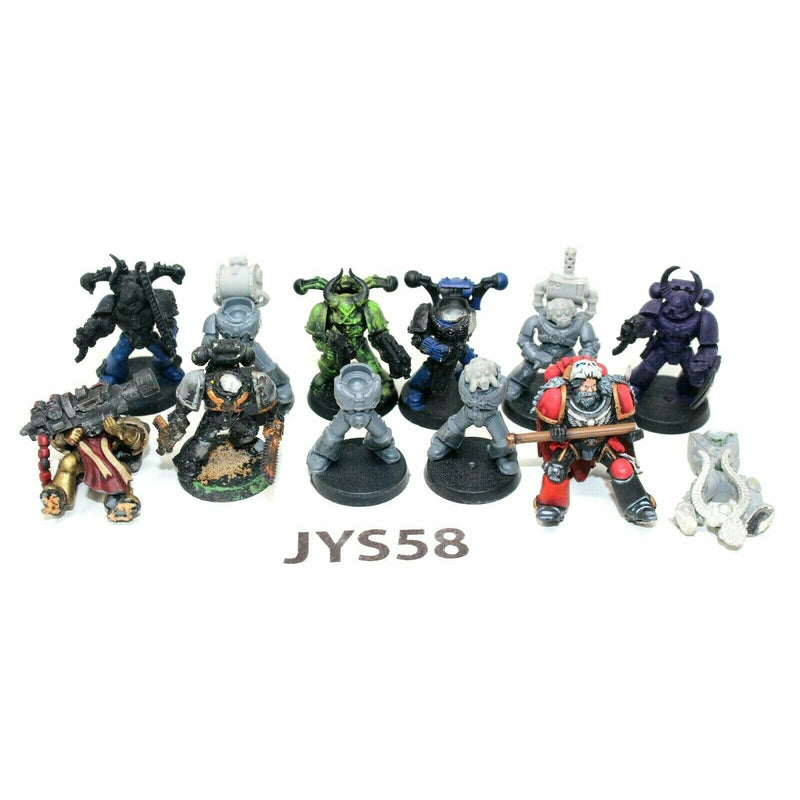 Warhammer Chaos Space Marines Tactical Marines Incomplete - JYS58 - TISTA MINIS