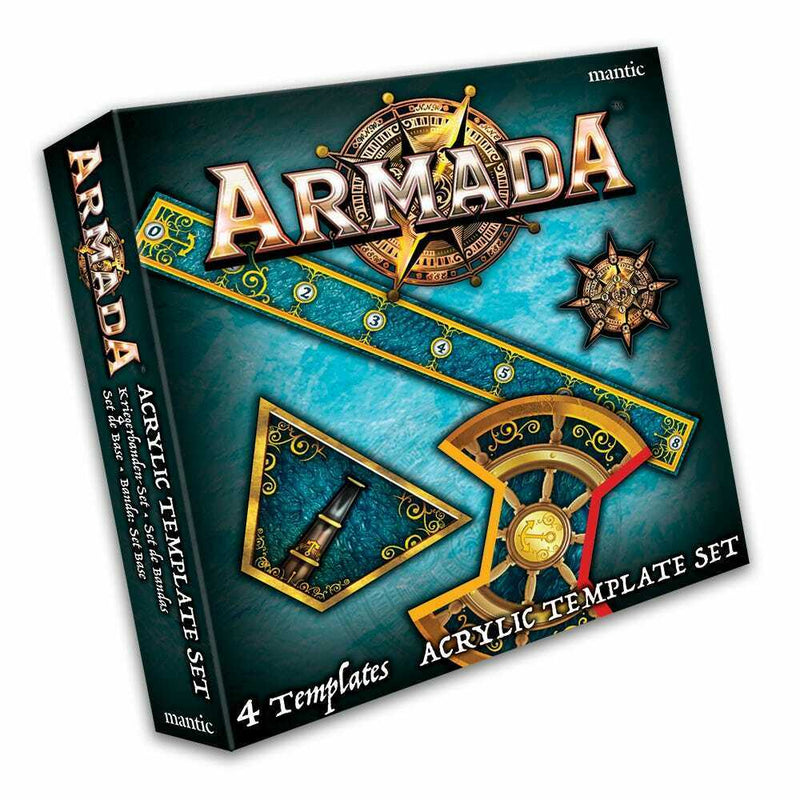 Mantic Games Armada: Acrylic Template set New - TISTA MINIS