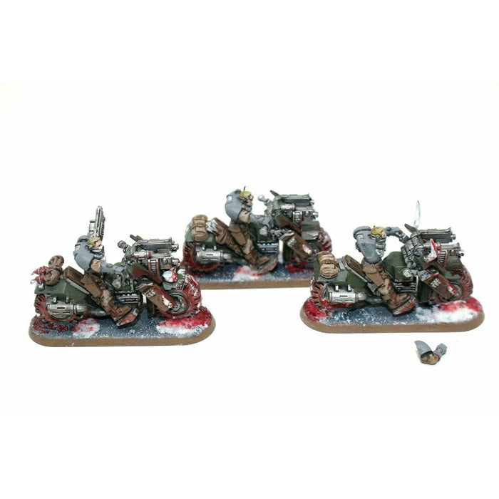 Warhammer Space Marines Scout Bikers Well Painted - A38 - TISTA MINIS