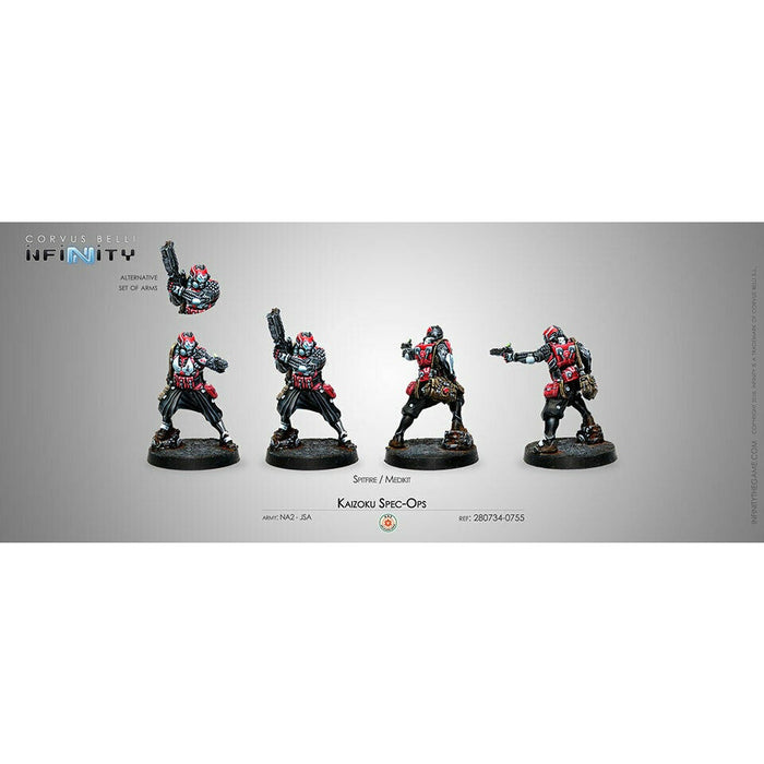 Infinity: Non-Aligned Armies Kaizoku Spe-Ops (Spitfire/Medikit) New - Tistaminis