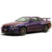 Aoshima 1/32 Nissan R34 Skyline GT-R (Midnight Purple III) New - Tistaminis