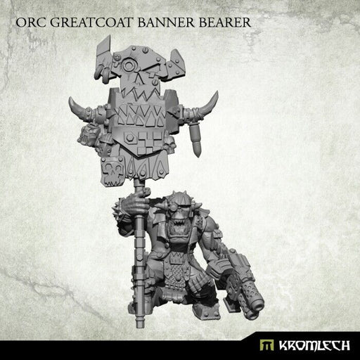 Kromlech Orc Greatcoat Banner Bearer New - TISTA MINIS