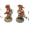 Warhammer Imperial Guard Cadian Shock Troopers With Flamer Well Painted JYS18 - Tistaminis