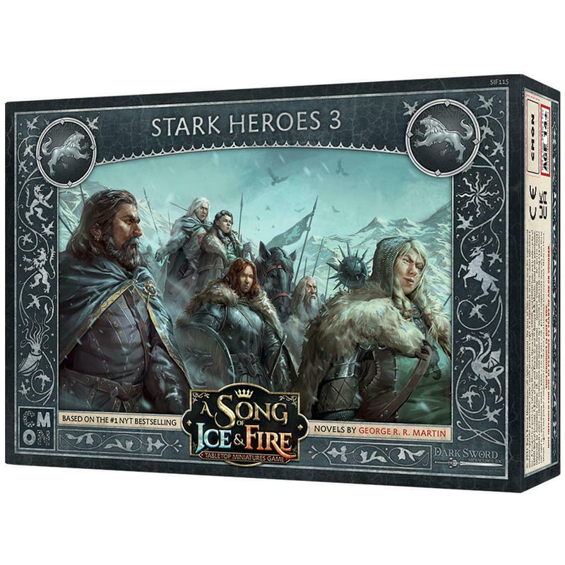 Song of Ice and Fire Stark Heroes Box #3 April 15  Pre-Order - Tistaminis